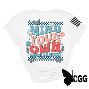 Mind Your Own Tee Xs / White Unisex Cut Cgg Perfect Tee