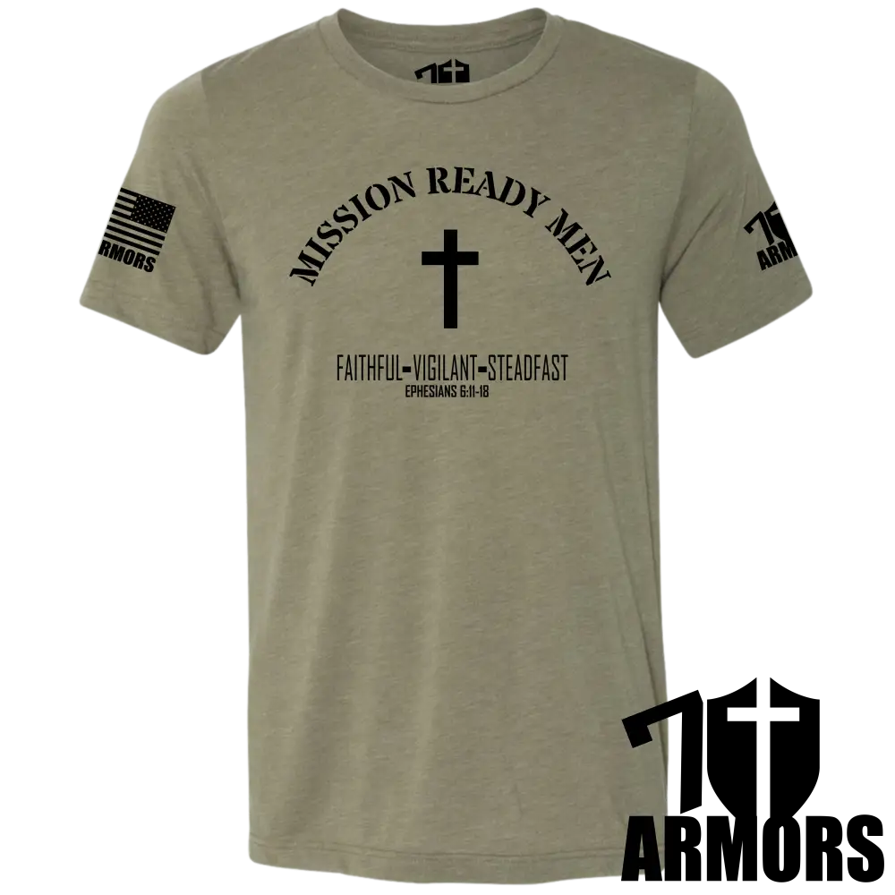 Mission Ready Men T-Shirt Sm / Black T-Shirts