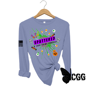 Monster Mash Long Sleeve Lavendar Blue / Xs