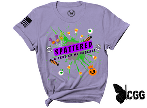 Monster Mash Tee Xs / Lavendar Blue Unisex Cut Cgg Perfect