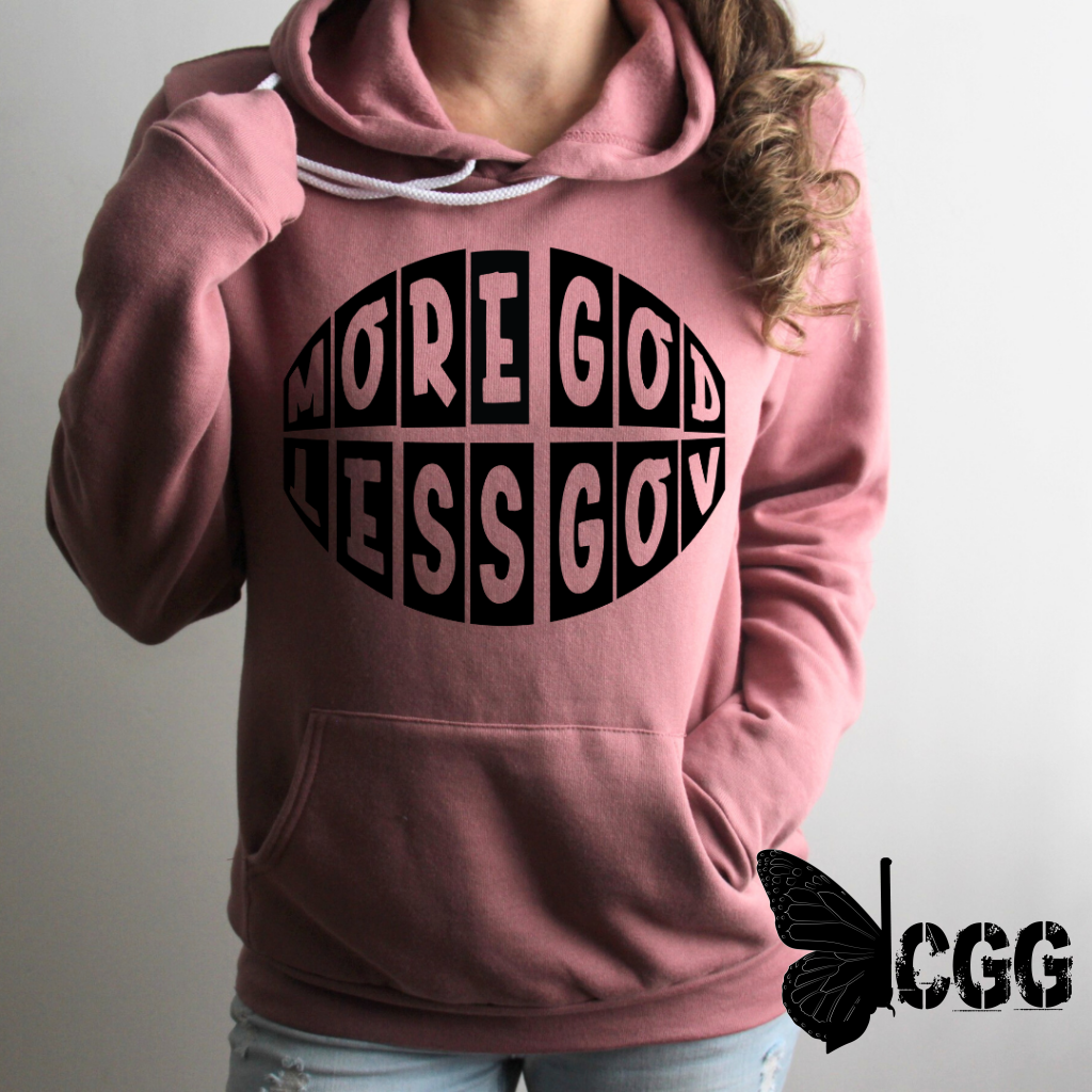 More God Hoodie & Sweatshirt Pullover / Mauve Xs