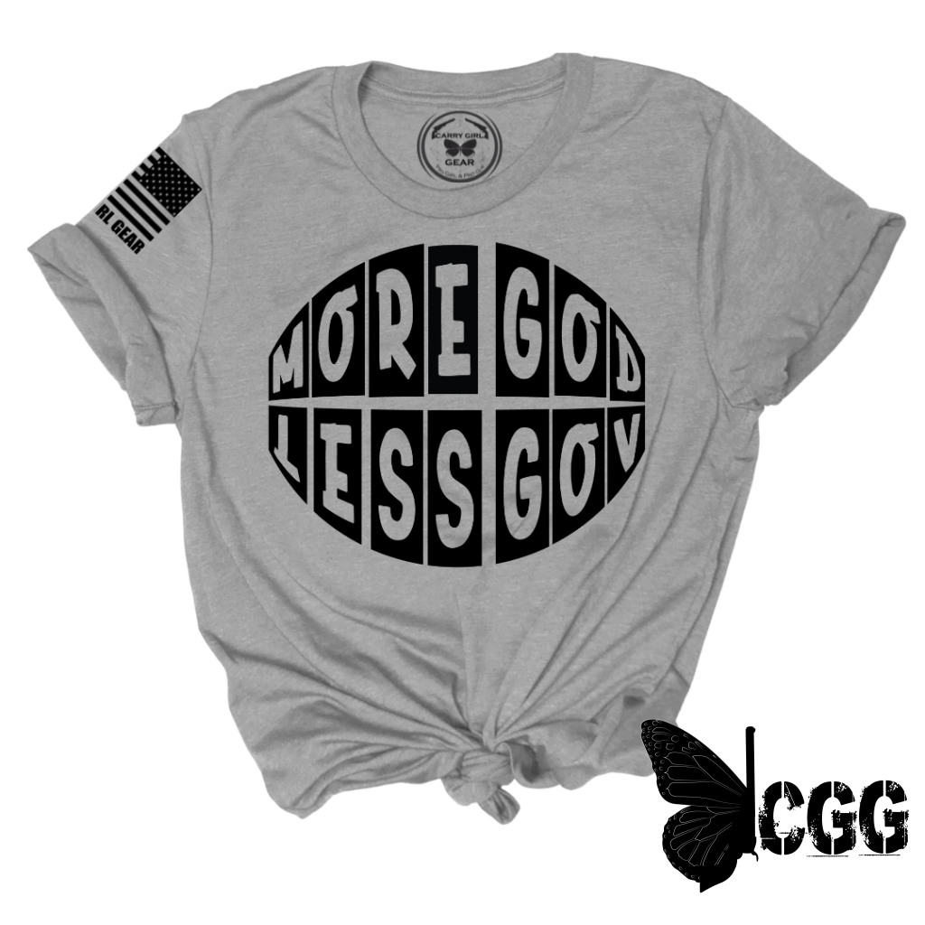 More God Less Gov Tee Xs / Turquoise Unisex Cut Cgg Perfect Tee