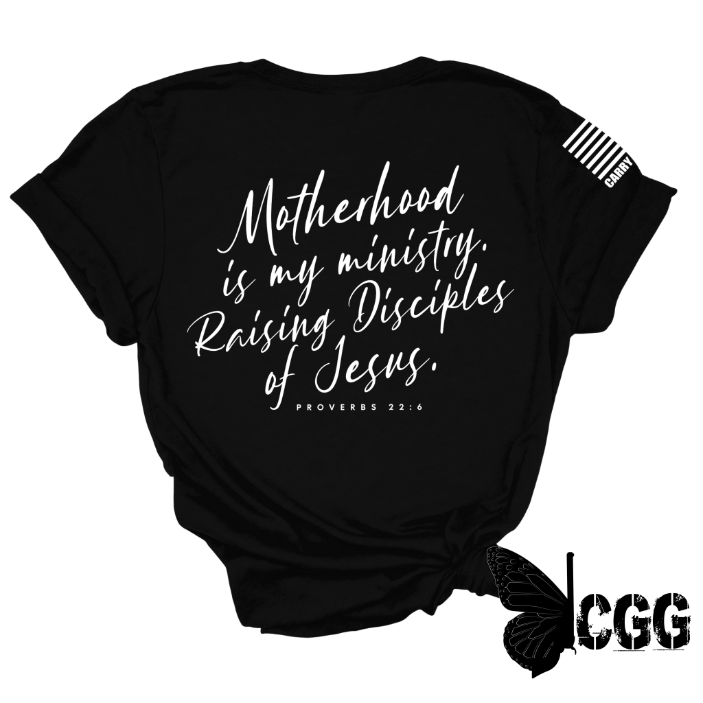 Motherhood Is Kingdom Work Tee Xs / Black Unisex Cut Cgg Perfect Tee