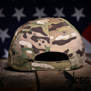 Multicam Full Fabric American Flag Range Hat Hats