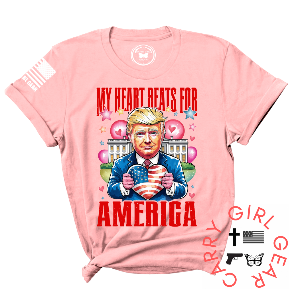 My Heart Beats Tee Xs / Pink Unisex Cut Cgg Perfect