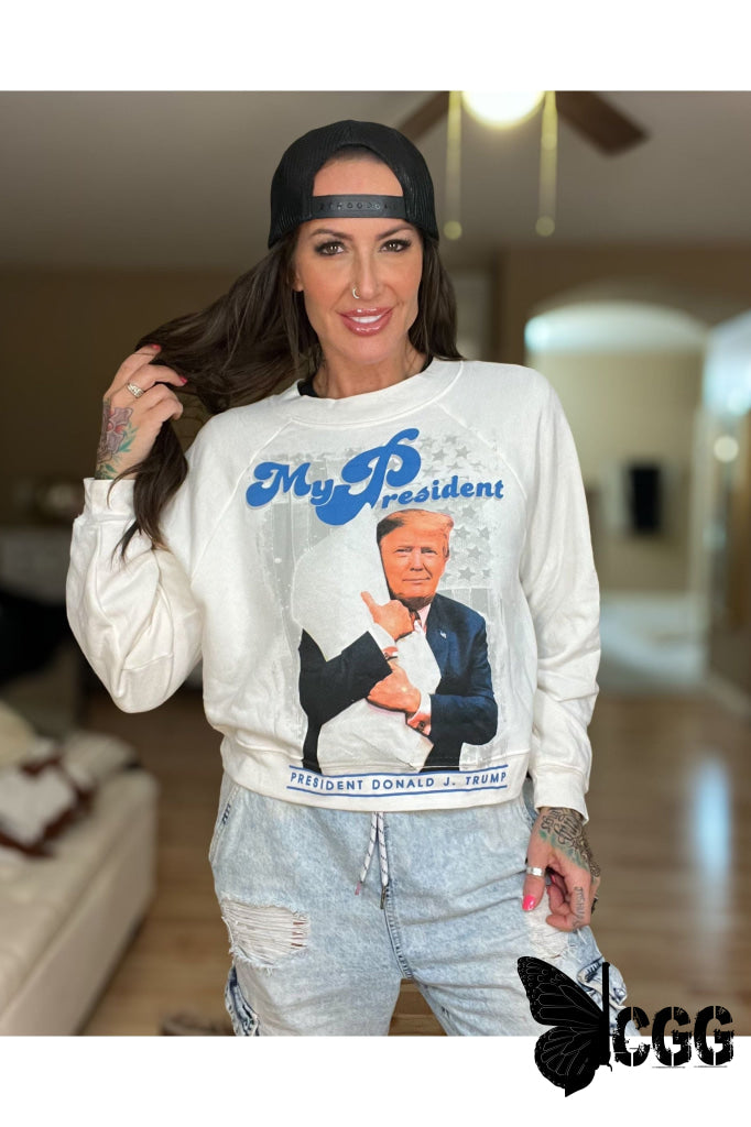 My President Design Crew Sweatshirt