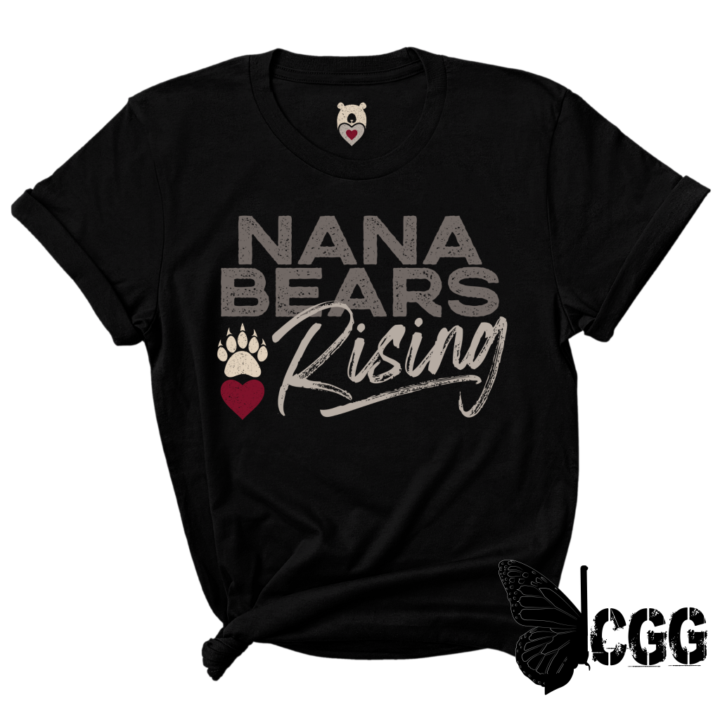 NANA BEAR RISING Tee XS / BLACK / UNISEX CUT CGG PERFECT TEE