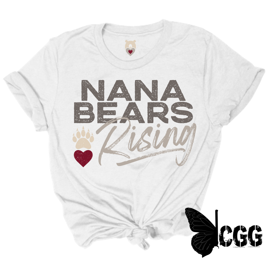 NANA BEAR RISING Tee XS / WHITE / UNISEX CUT CGG PERFECT TEE