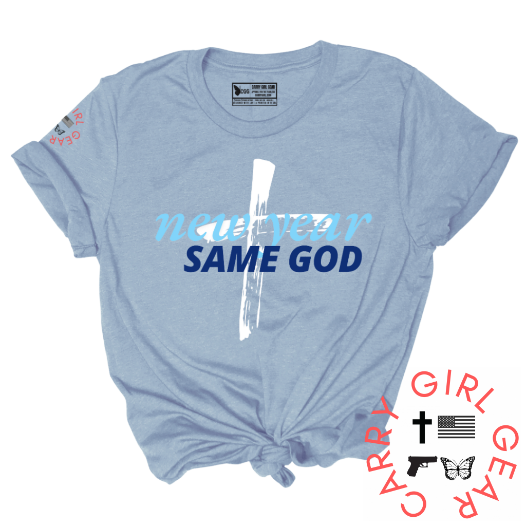 NEW YEAR SAME GOD***JAN 2025 CLUB TEE XS / BABY BLUE / UNISEX CUT