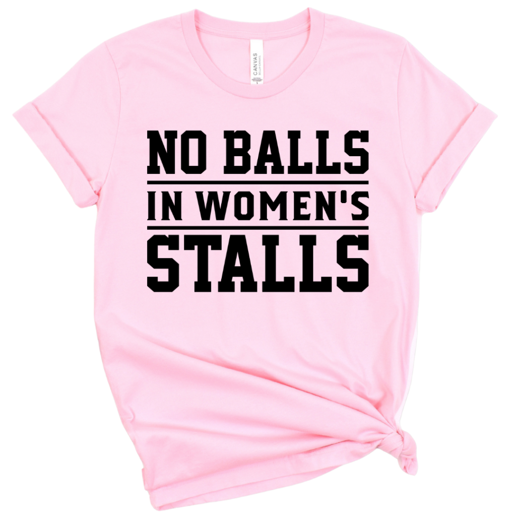 NO BALLS TEES Pink / XS T-Shirts