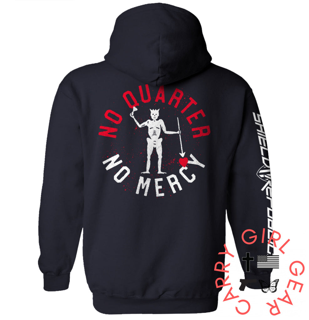No Quarter Mercy Navy / S Hoodie Nc - Apparel