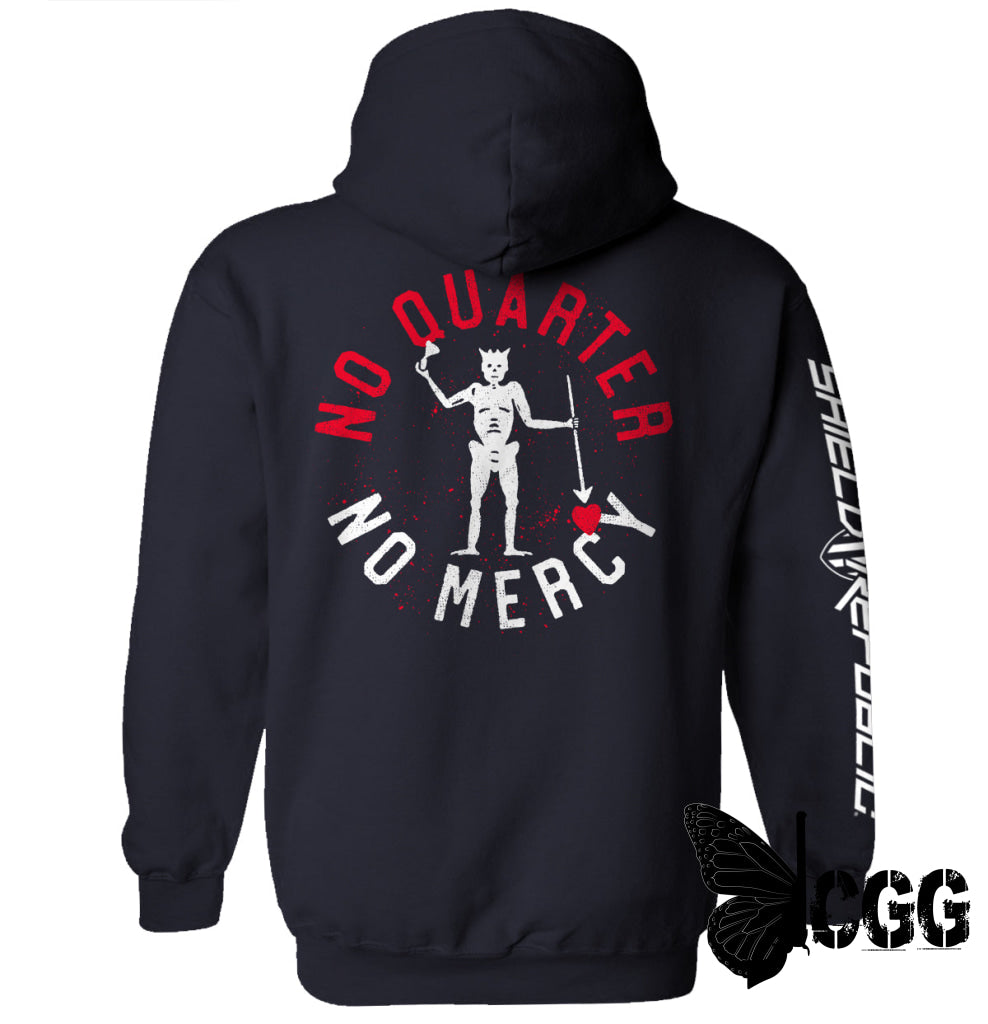 No Quarter Mercy Navy / S Hoodie Nc - Apparel