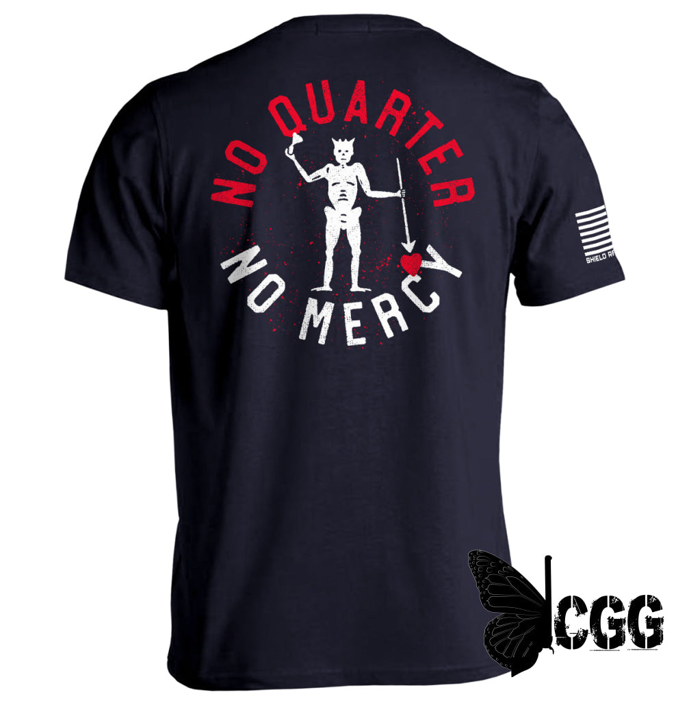 No Quarter Mercy Navy / S Tee Nc - Apparel