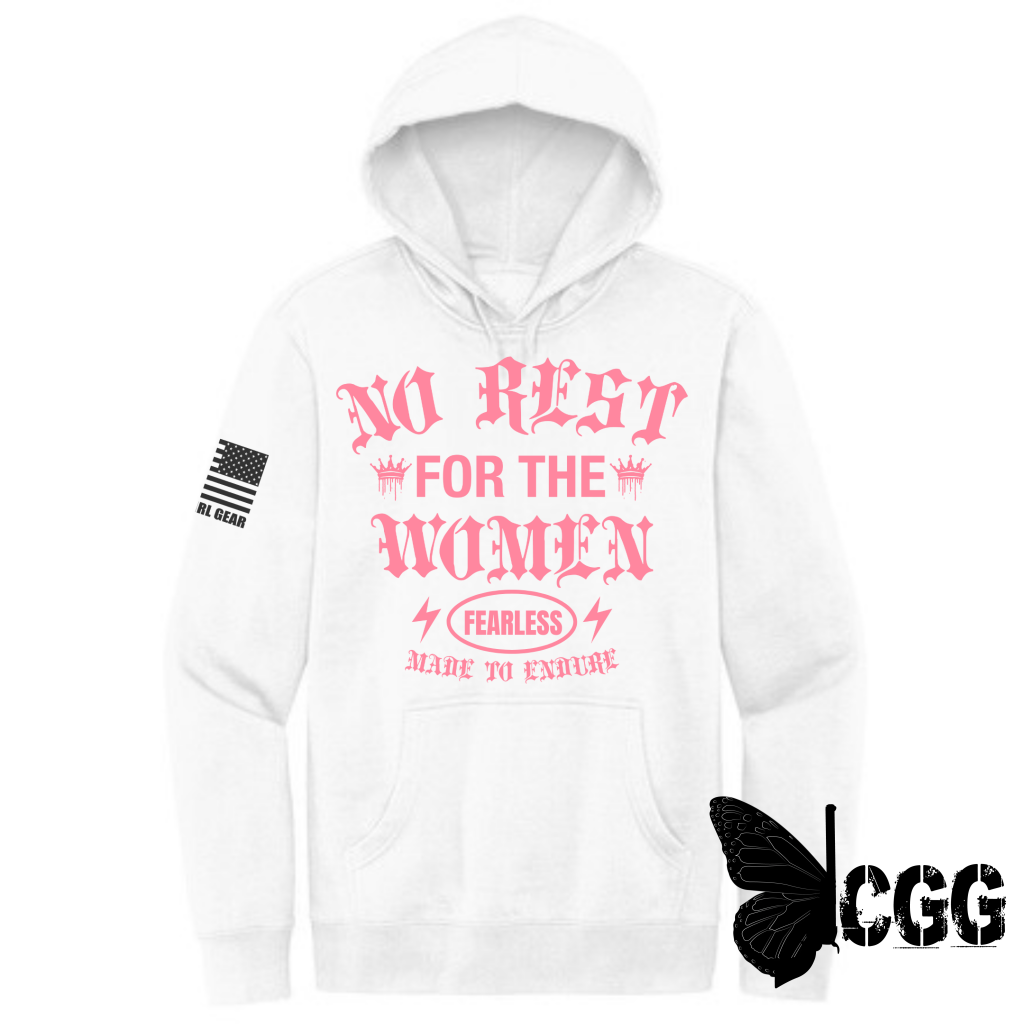 No Rest Hoodie Xs / White Hoodie