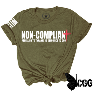 Non-Compliant Tee Xs / Olive Unisex Cut Cgg Perfect Tee