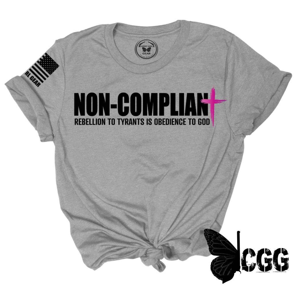 Non-Compliant Tee Xs / Steel Unisex Cut Cgg Perfect Tee