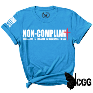 Non-Compliant Tee Xs / Turquoise Unisex Cut Cgg Perfect Tee