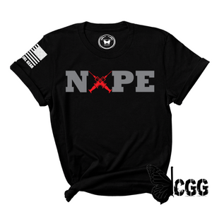 Nope Tee Xs / Black Unisex Cut Cgg Perfect Tee