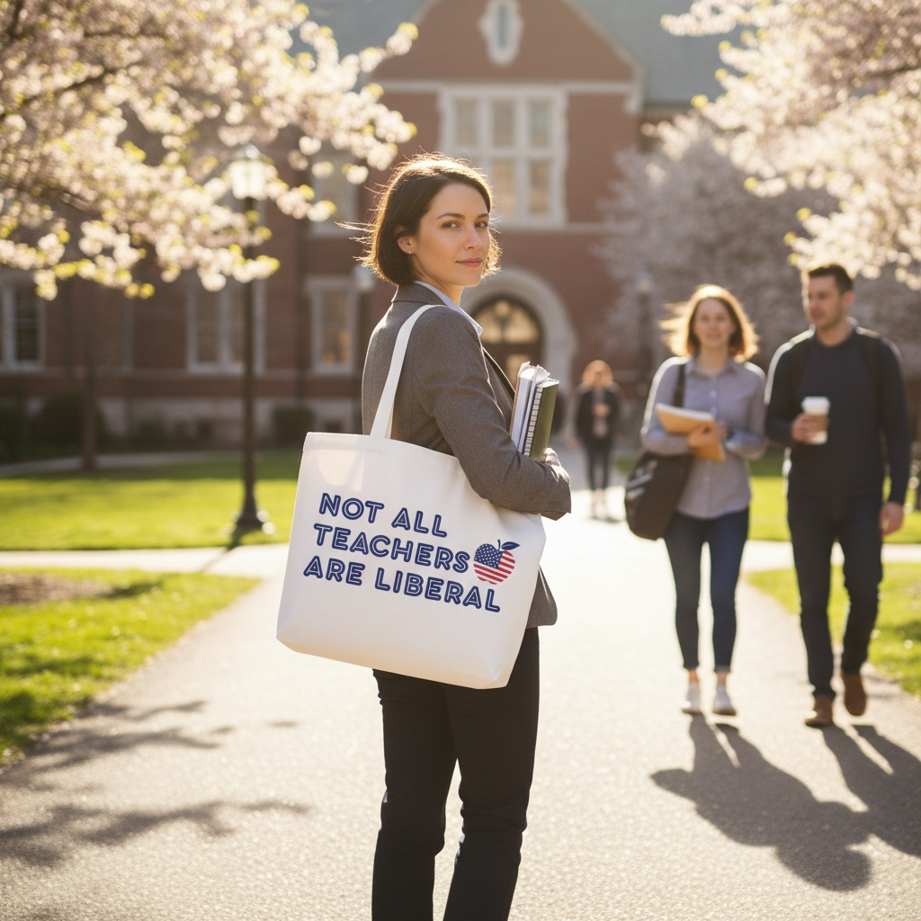 NOT ALL TEACHERS TOTE White