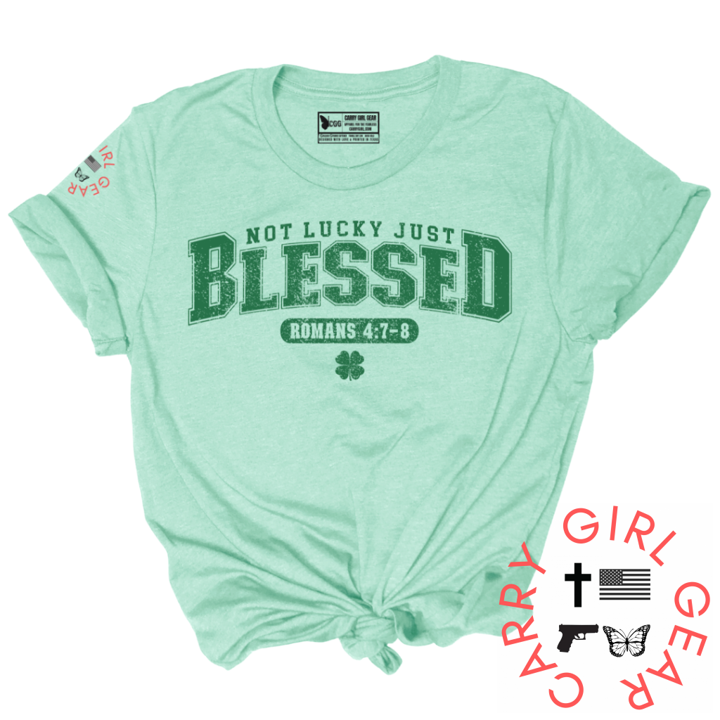 NOT LUCKY***MARCH 2025 CLUB TEE XS / MINT / UNISEX CUT