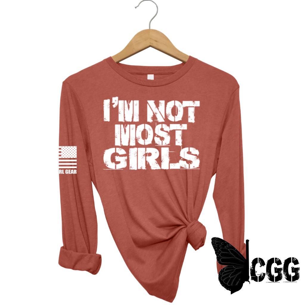 Not Most Girls Long Sleeve Clay / Xs