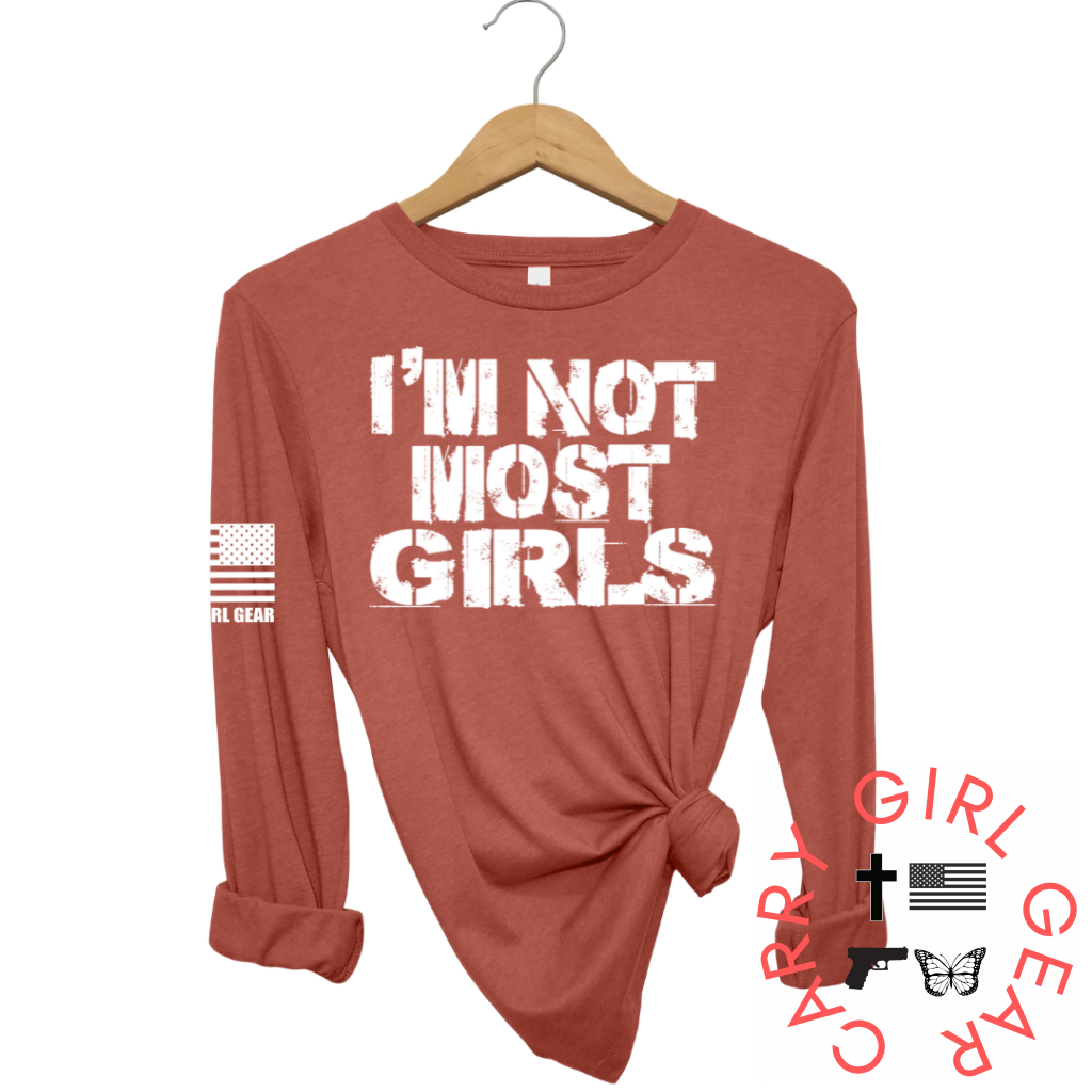 Not Most Girls Long Sleeve Clay / Xs
