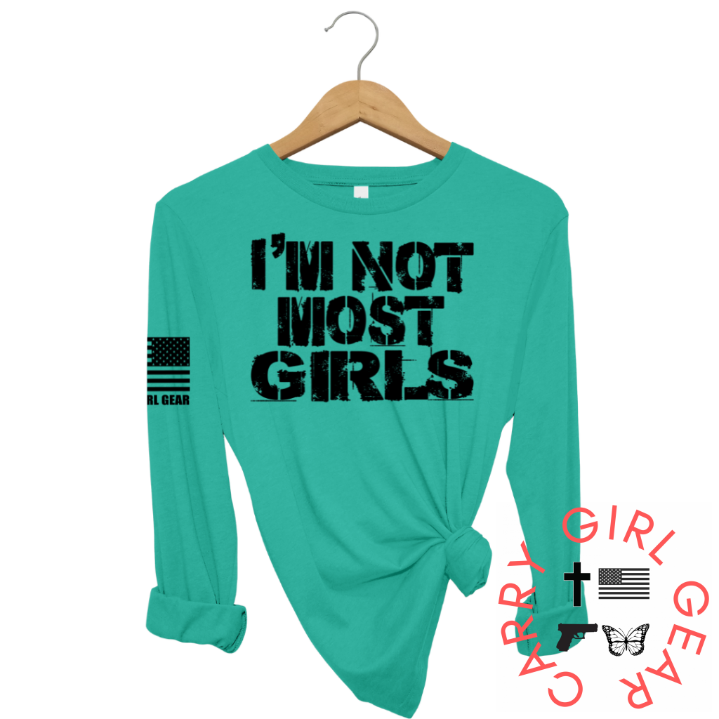 Not Most Girls Long Sleeve Jade / Xs