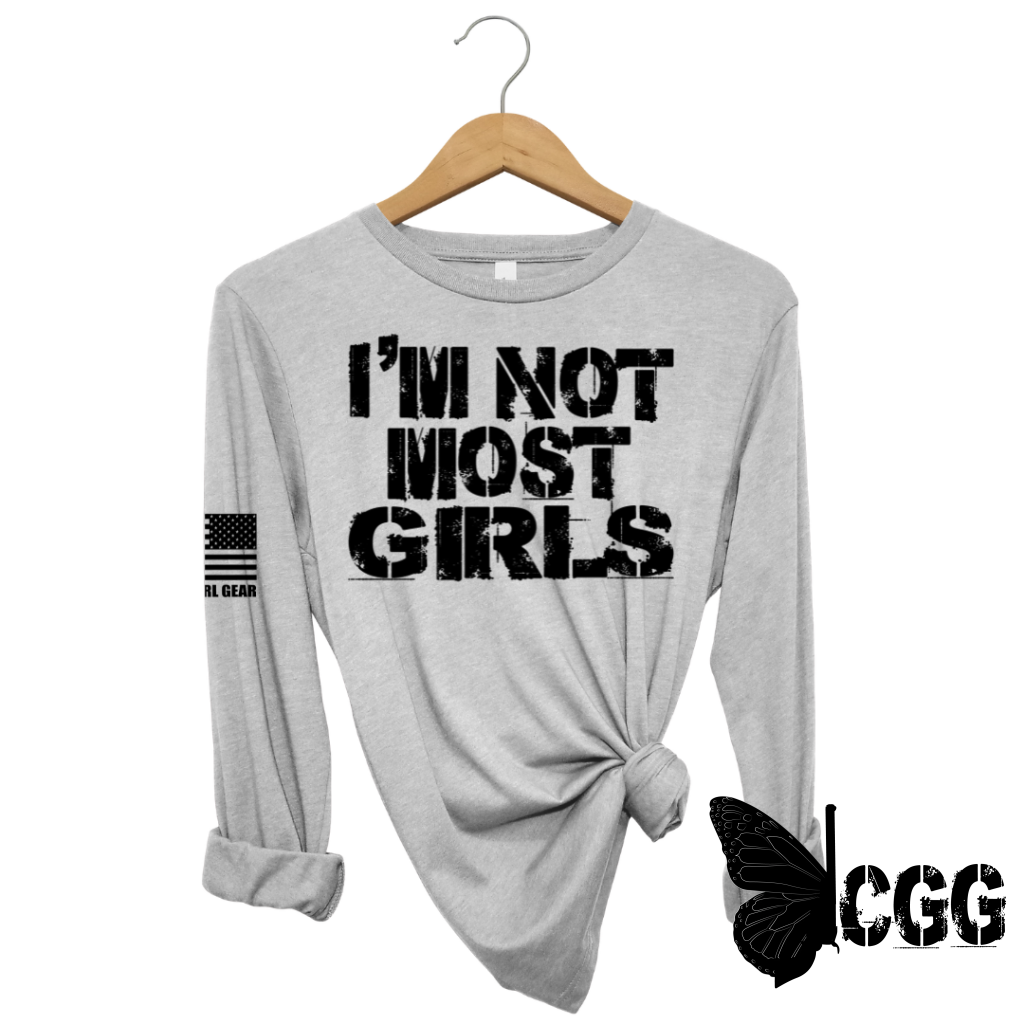 Not Most Girls Long Sleeve Steel / Xs