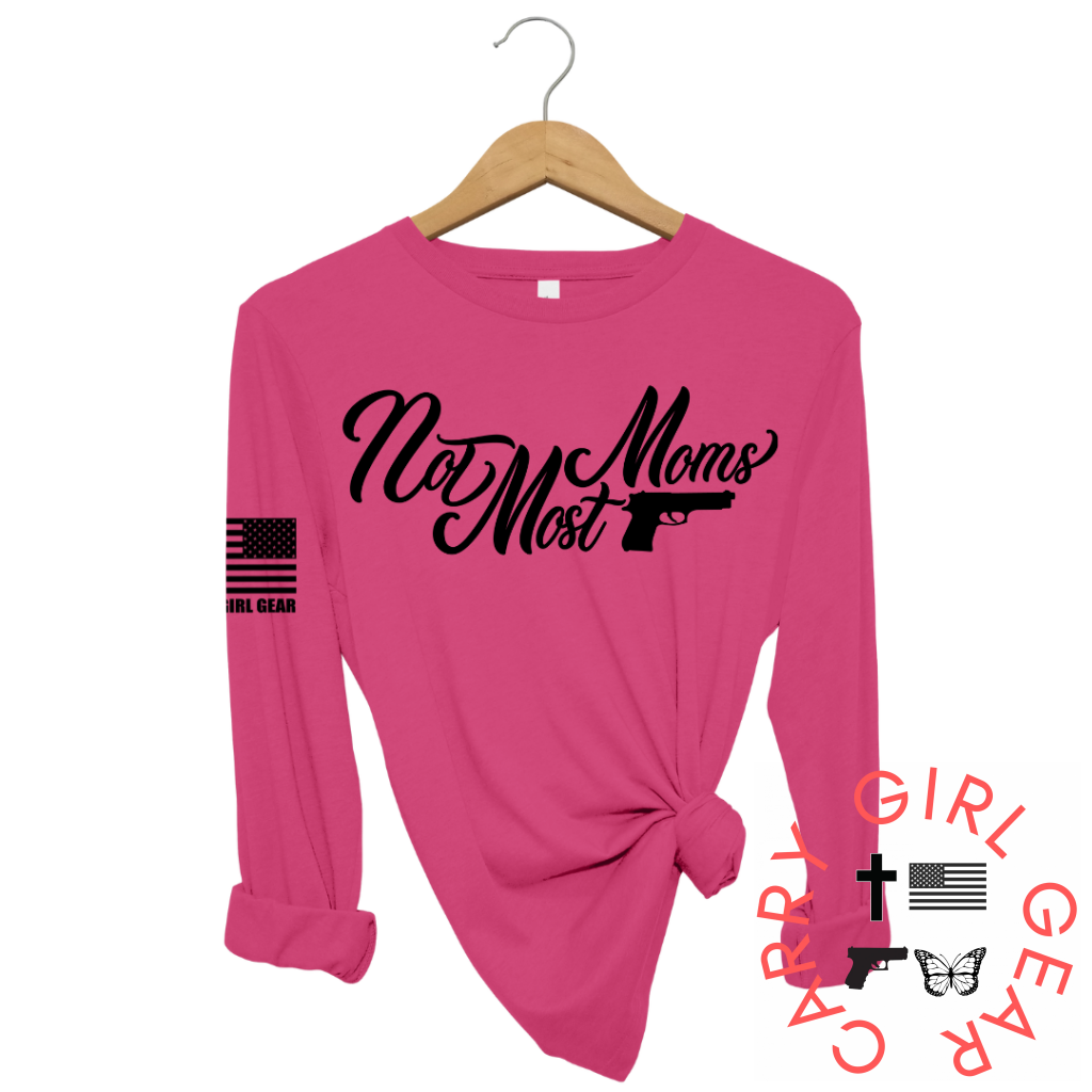 Not Most Moms Long Sleeve Berry / Xs