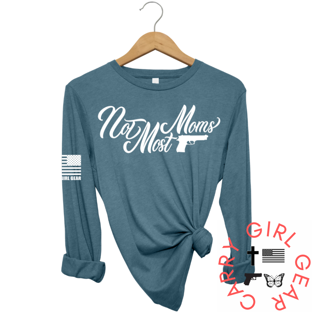 Not Most Moms Long Sleeve Deep Teal / Xs