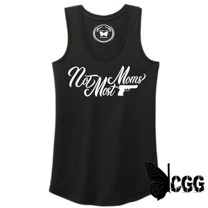 Not Most Moms Tank Top Xs / Black Tank Top