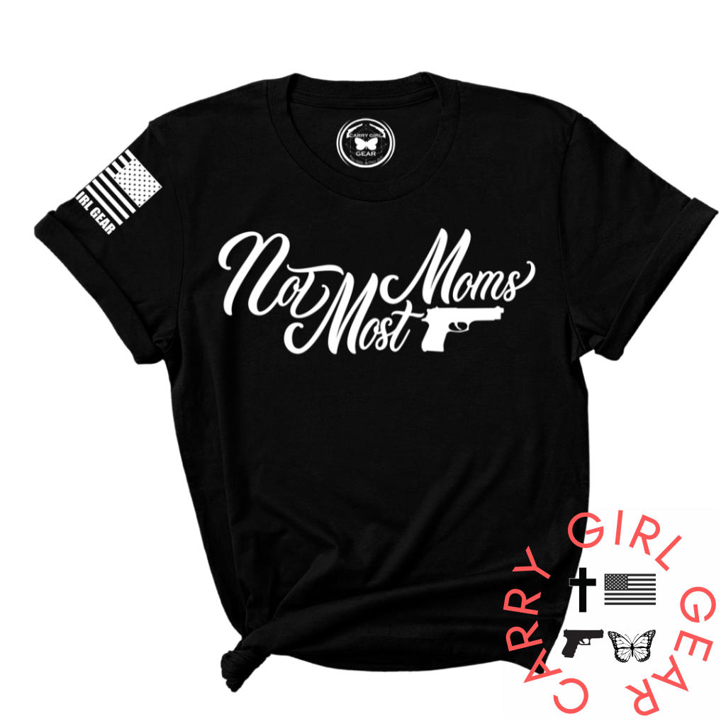Not Most Moms Tee Xs / Black Unisex Cut Cgg Perfect Tee