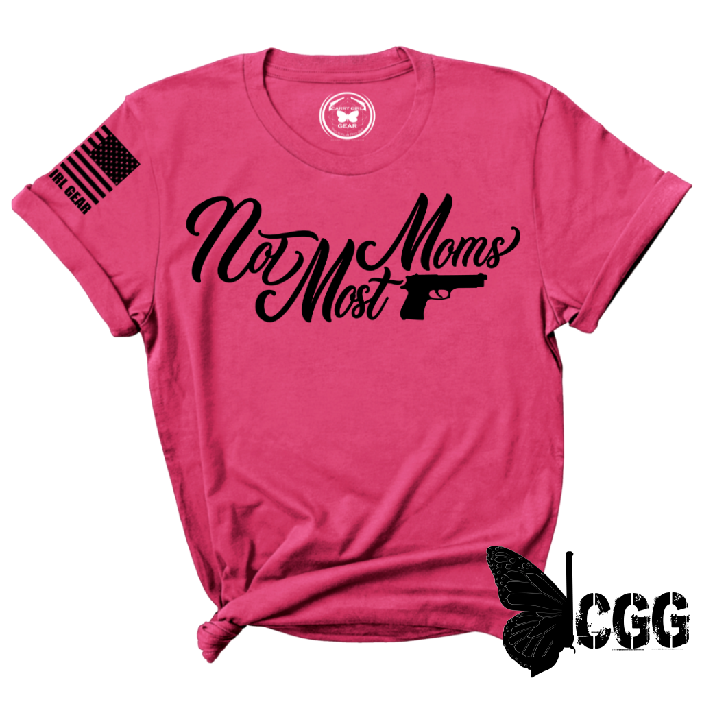 Not Most Moms Tee Xs / Fuchsia Unisex Cut Cgg Perfect Tee