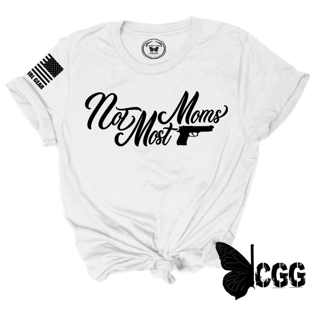 Not Most Moms Tee Xs / White Unisex Cut Cgg Perfect Tee