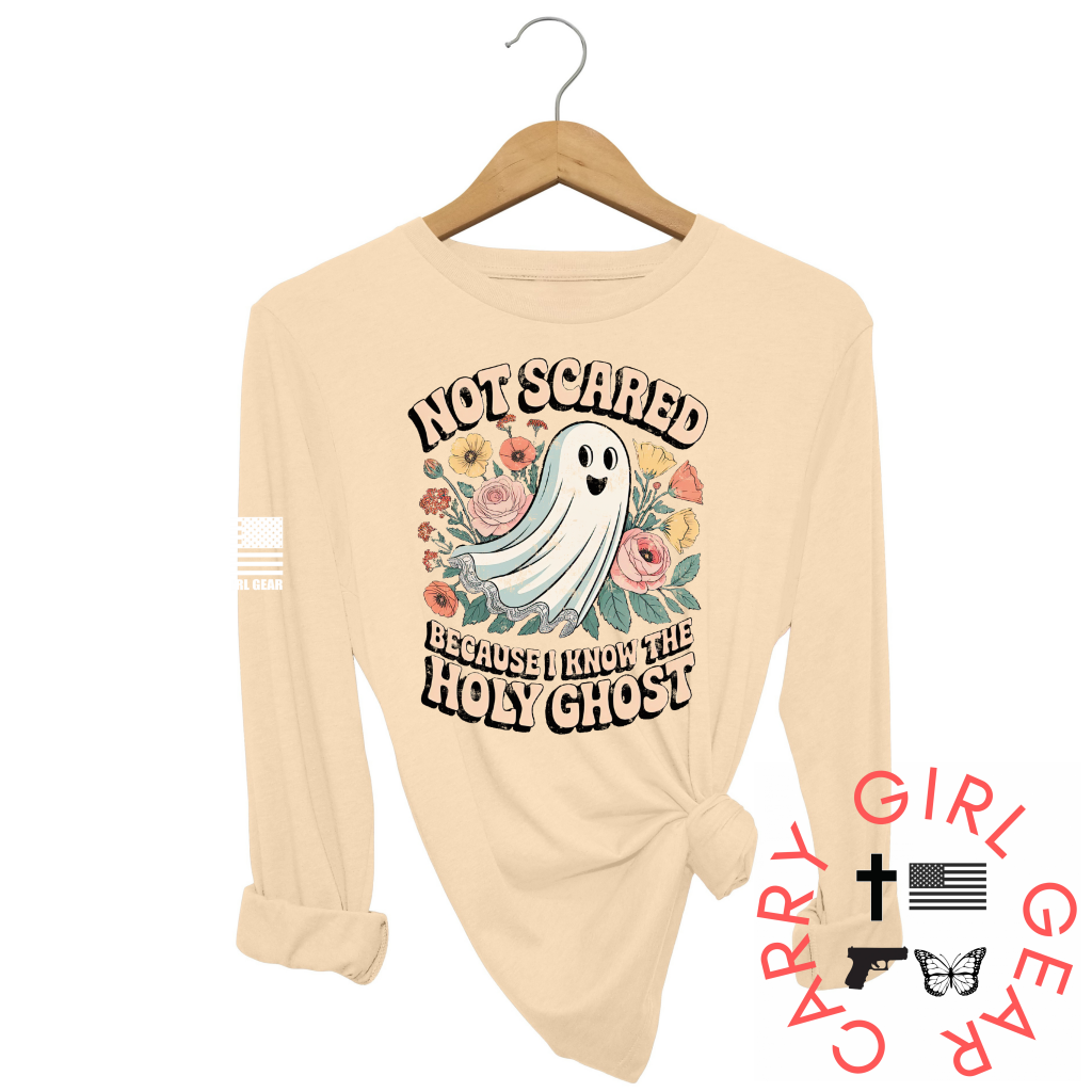 NOT SCARED Long Sleeve (Holy Ghost Edition) CREAM / XS