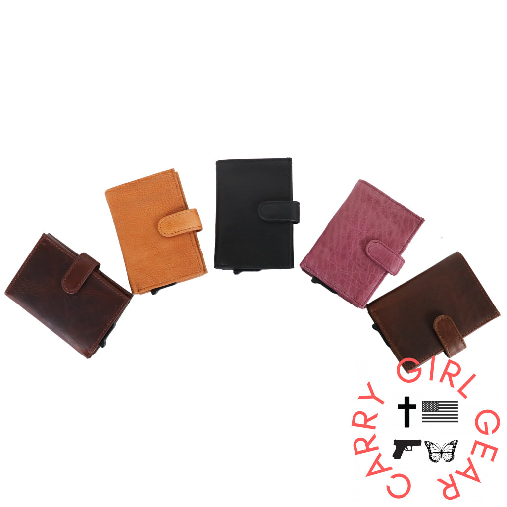 Nova Rfid Compact Leather Wallet By Lady Conceal