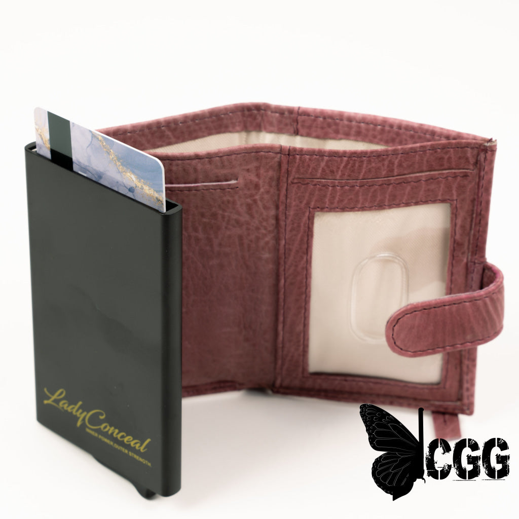 Nova Rfid Compact Leather Wallet By Lady Conceal