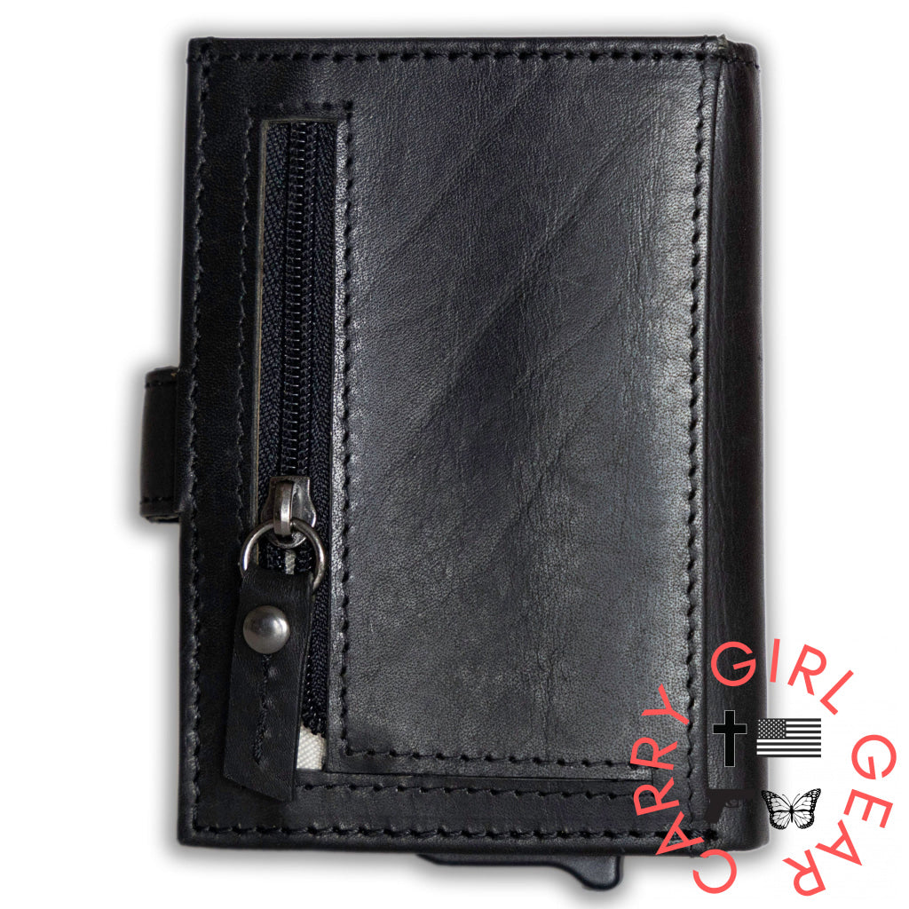 Nova Rfid Compact Leather Wallet By Lady Conceal