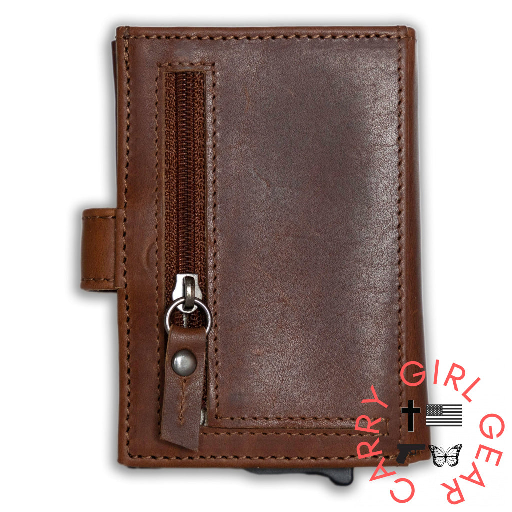 Nova Rfid Compact Leather Wallet By Lady Conceal