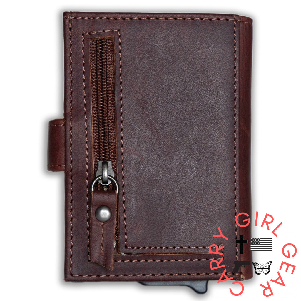 Nova Rfid Compact Leather Wallet By Lady Conceal