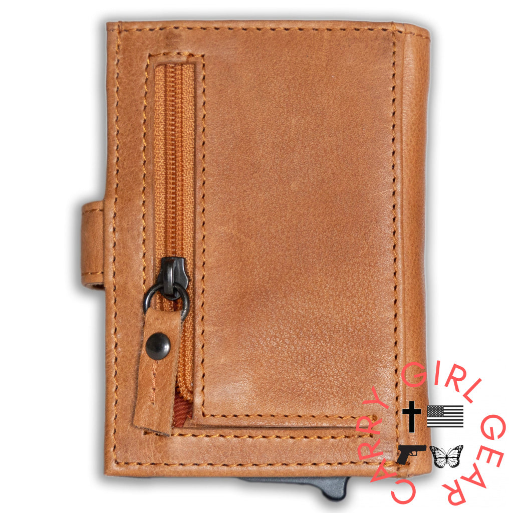 Nova Rfid Compact Leather Wallet By Lady Conceal
