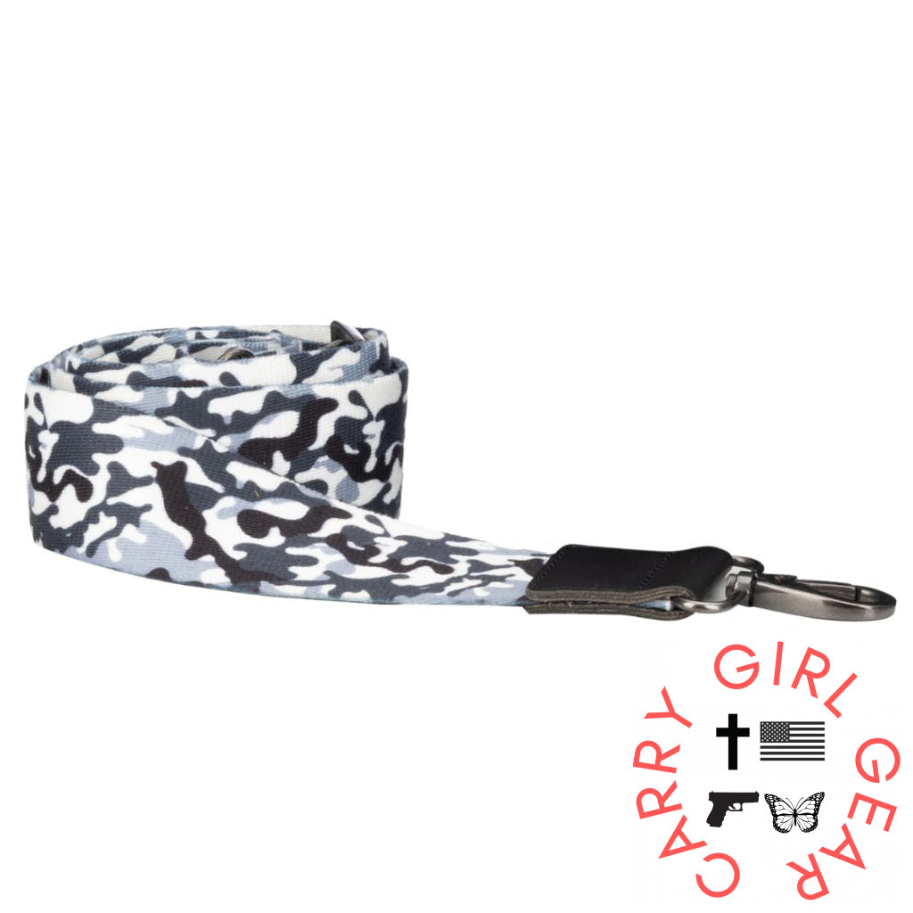 Nylon Camouflage Crossbody Strap By Lady Conceal Black Straps