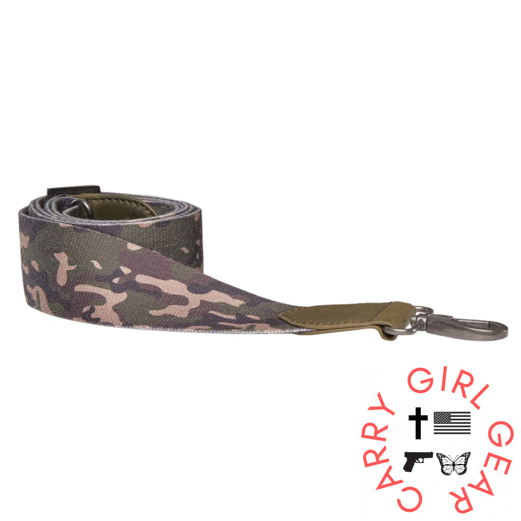 Nylon Camouflage Crossbody Strap By Lady Conceal Olive Straps