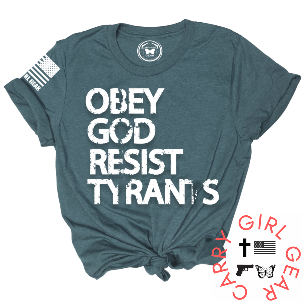 Obey God Tee Xs / Deep Teal Unisex Cut Cgg Perfect Tee
