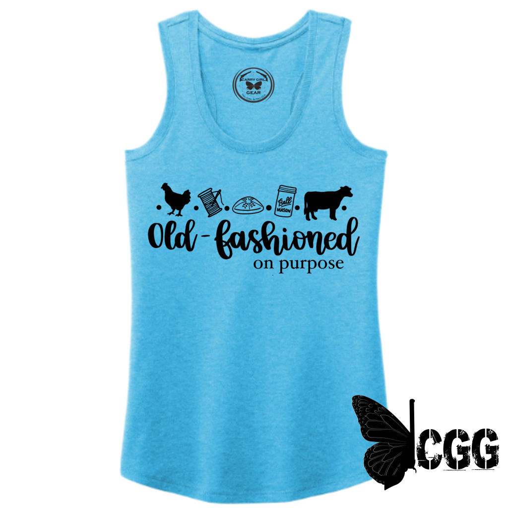 Old Fashioned Tank Top Xs / Turquoise Tank Top