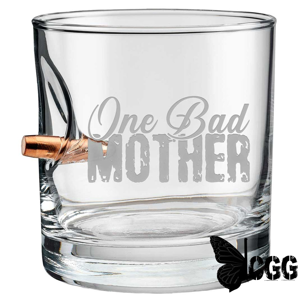 One Bad Mother Glasses No /.308 Rocks Glass (11Oz)