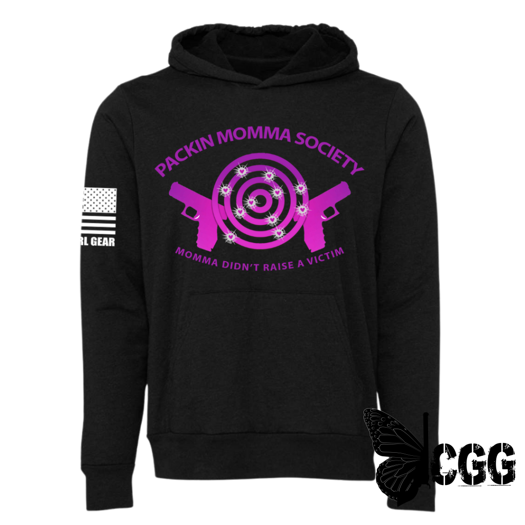 Packin Momma Society Hoodie Black / Xs