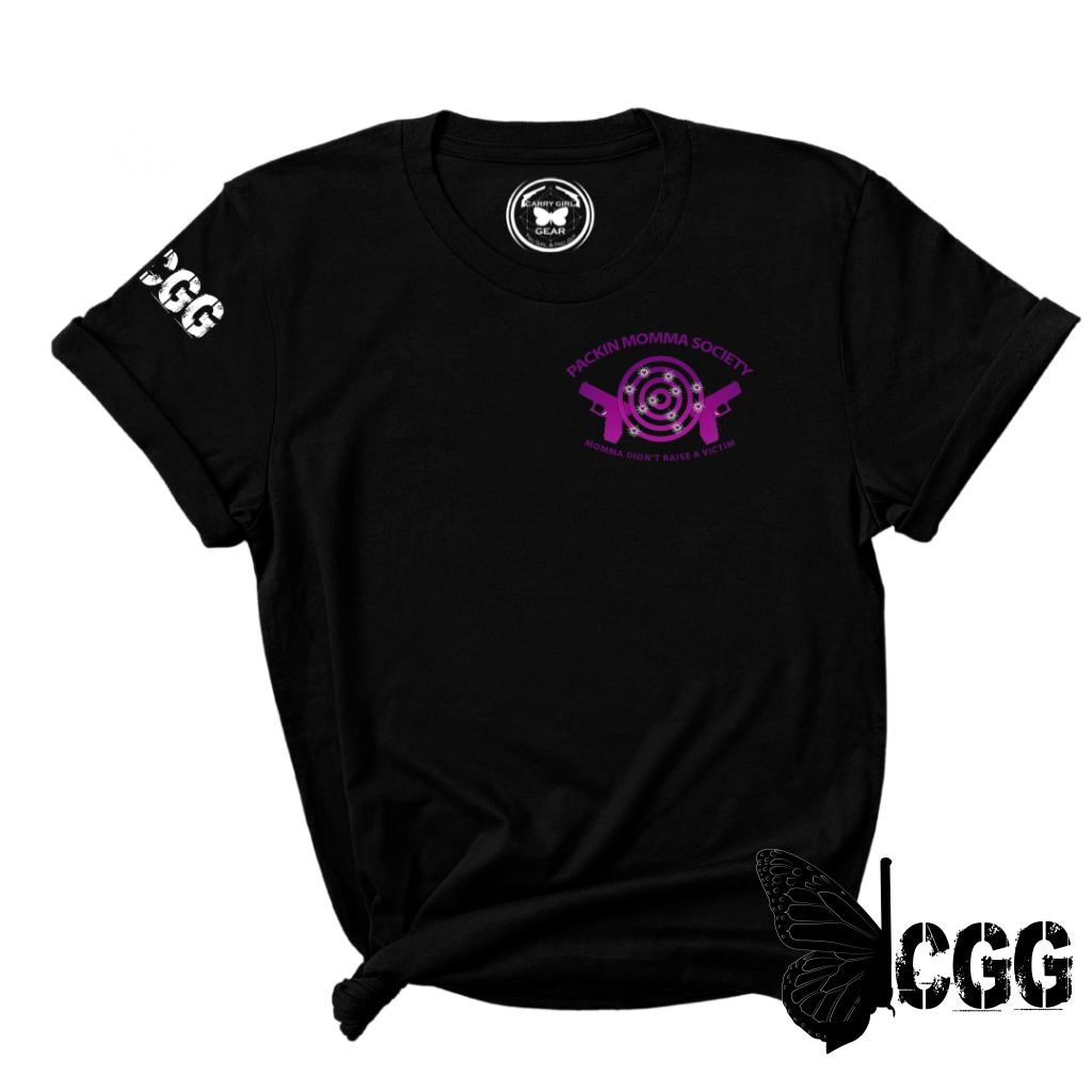 Packin Momma Society Tee Xs / Black Unisex Cut Cgg Perfect Tee