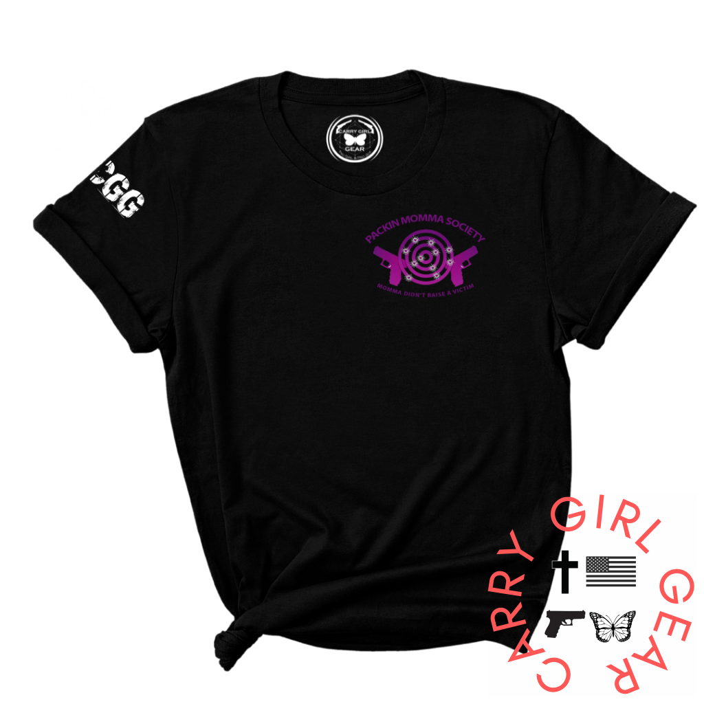Packin Momma Society Tee Xs / Black Unisex Cut Cgg Perfect Tee