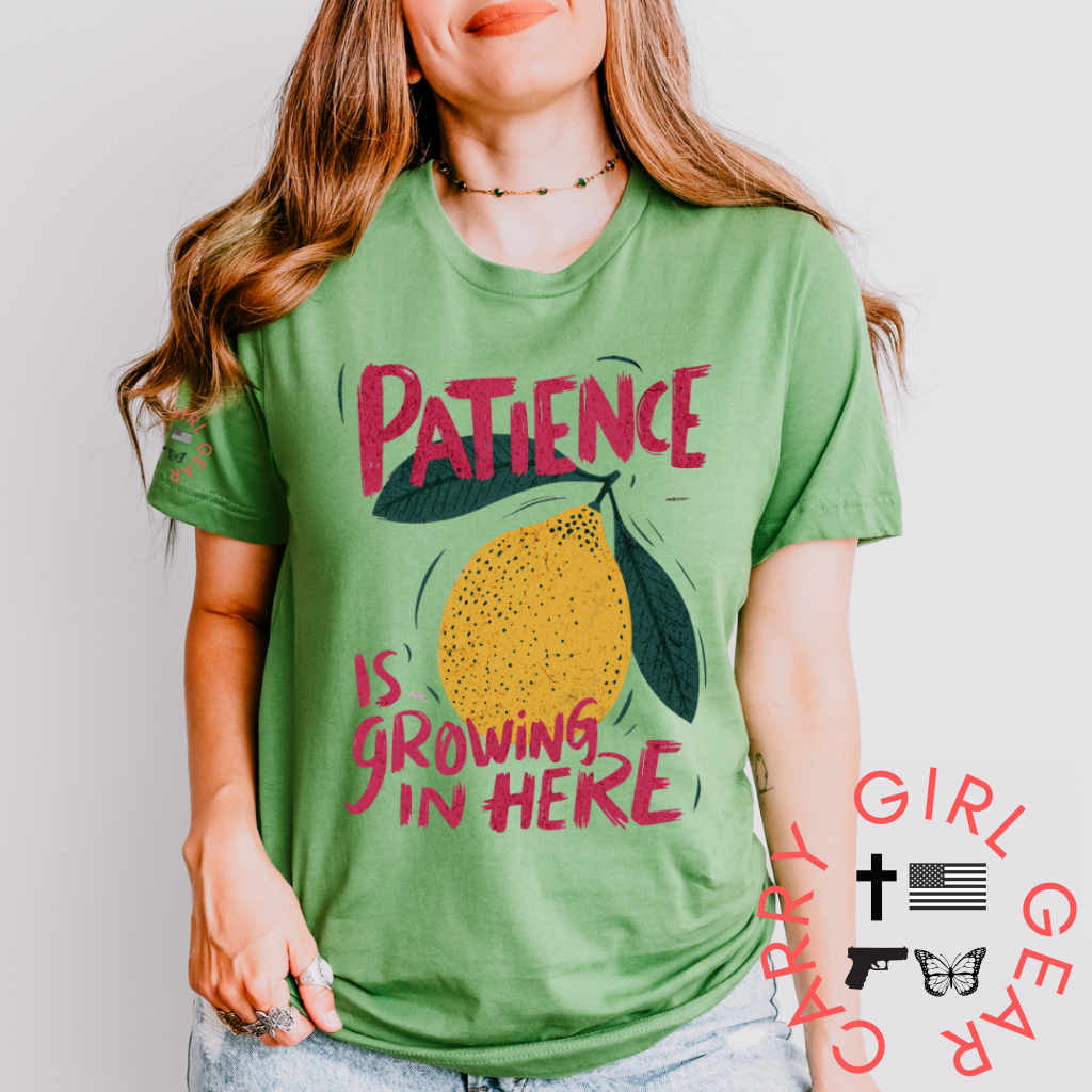 PATIENCE TEE SM / LEAF / UNISEX CUT CGG PERFECT TEE